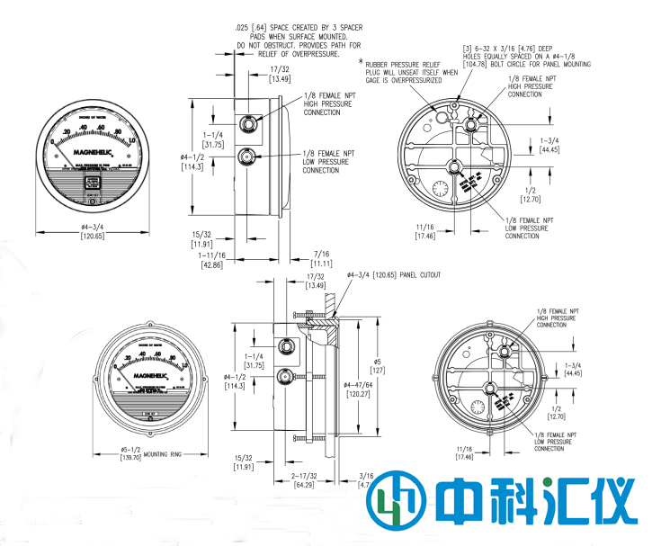 美国Dwyer 2000系列Magnehelic微差压表尺寸.png